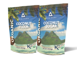 Coconut flour and Sugar